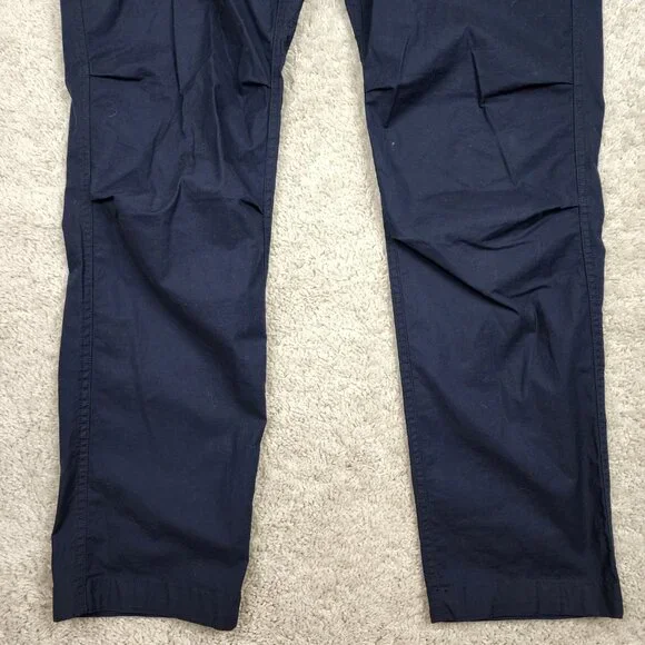 Relwen Flyweight Flex Chino Pants Mens Size 38x31 Navy Blue Huckberry REI Travel